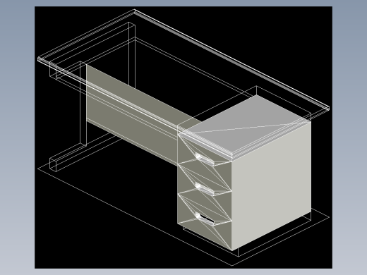 室内家具及植物的维模型十二-B027