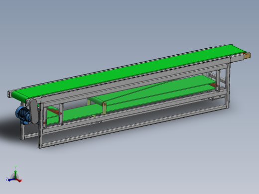 皮带伸缩流水线