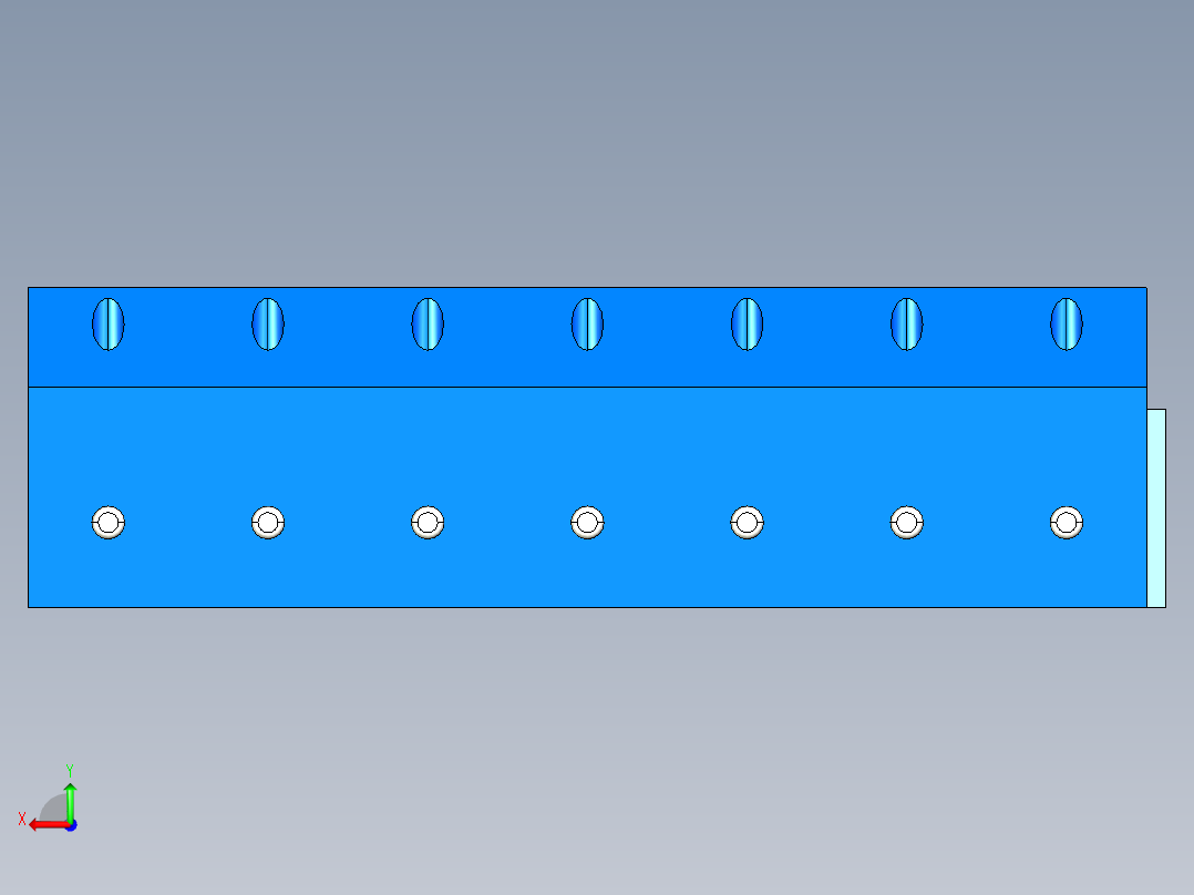 DEGSON DG301 系列 5.0mm 接线端子-DG301R-5.0-07P-12-00AH后视图