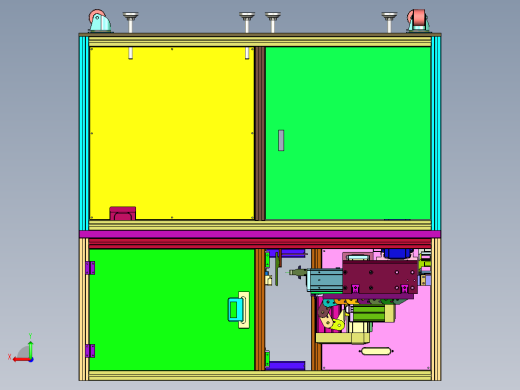 圆柱电池极耳点焊设备后视缩略图