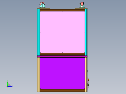 圆柱电池极耳点焊设备左视缩略图