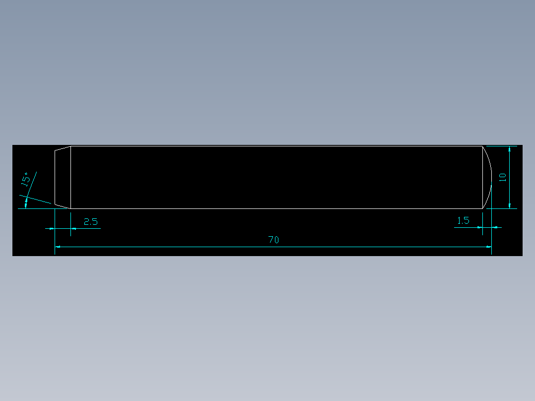 CAD格式机械制图二维100例练习-17 圆拄销
