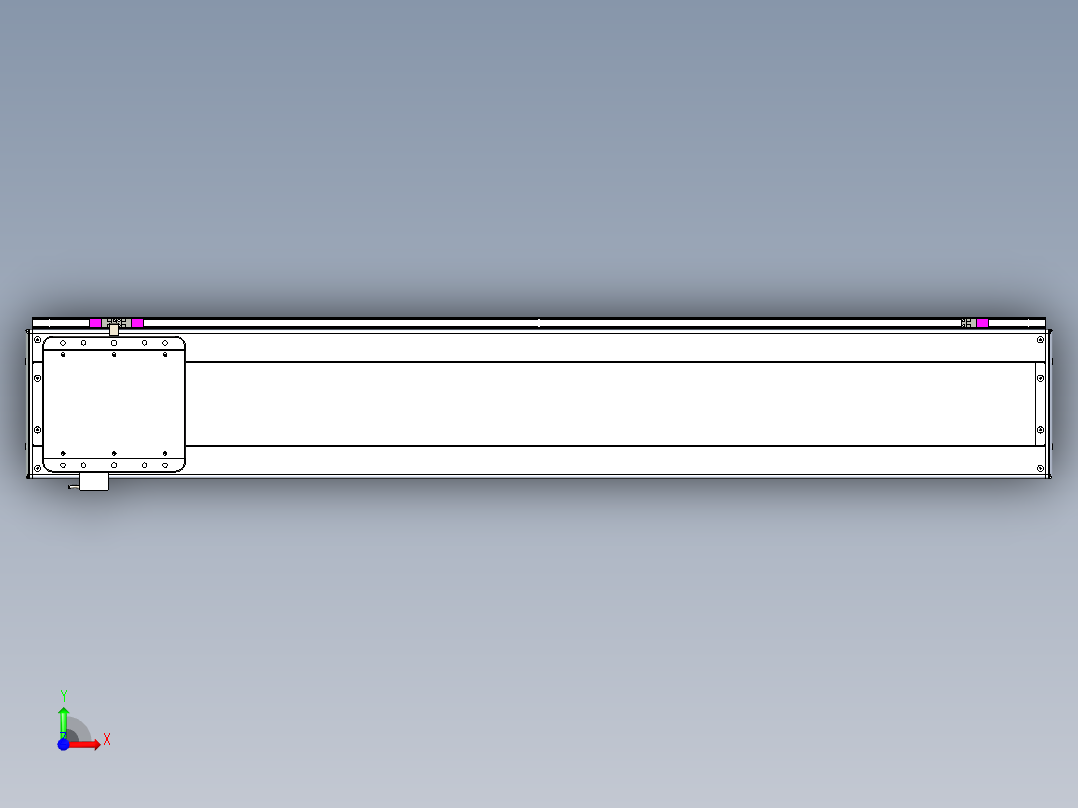 威洛博LC系列3d模型模组LC22H2Y-S1250前视图