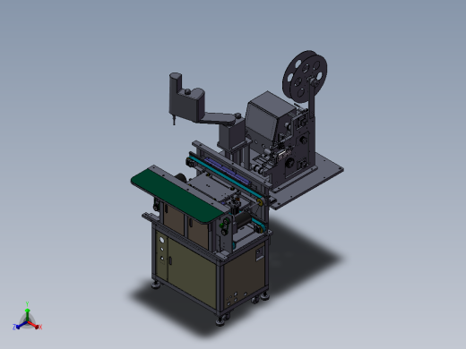 苹果电子产品用的贴标机正等轴测缩略图