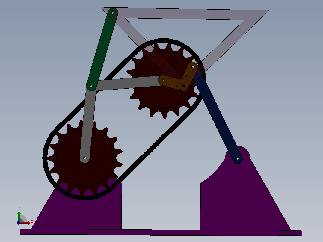 Q403-直线引导机构设计及运动仿真【三维SolidWorks】