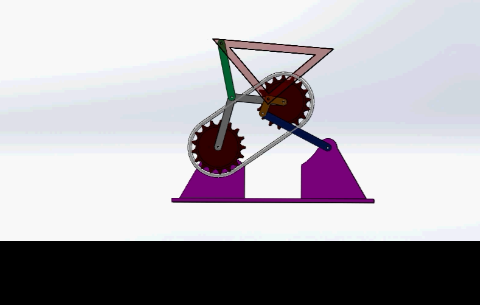 Q403-直线引导机构设计及运动仿真【三维SolidWorks】