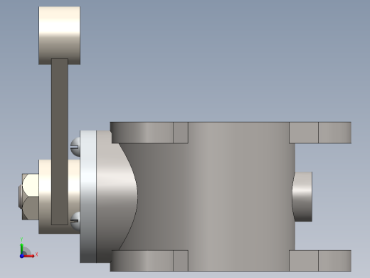 蝶阀4前视缩略图