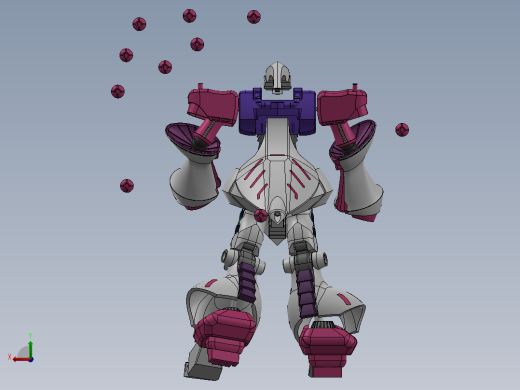 AMX-004 Qubeley变形金刚后视缩略图