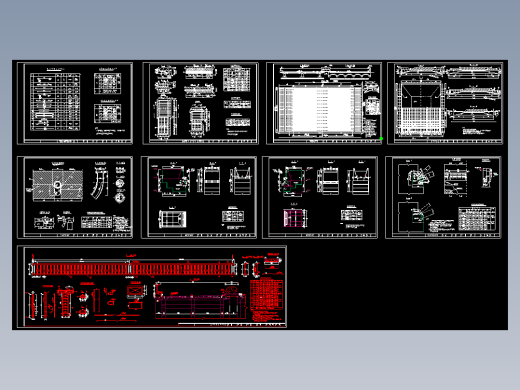 预应力刚架拱桥桥梁设计图