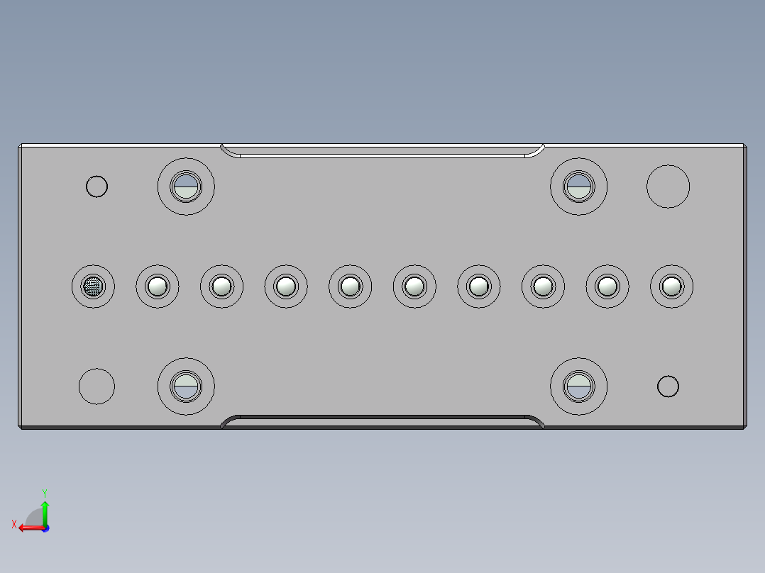 贴胶治具后视图