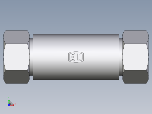 卡套式工业通用硬管接头EO_Weld_bulkhead_fitting_ESV18L71前视缩略图