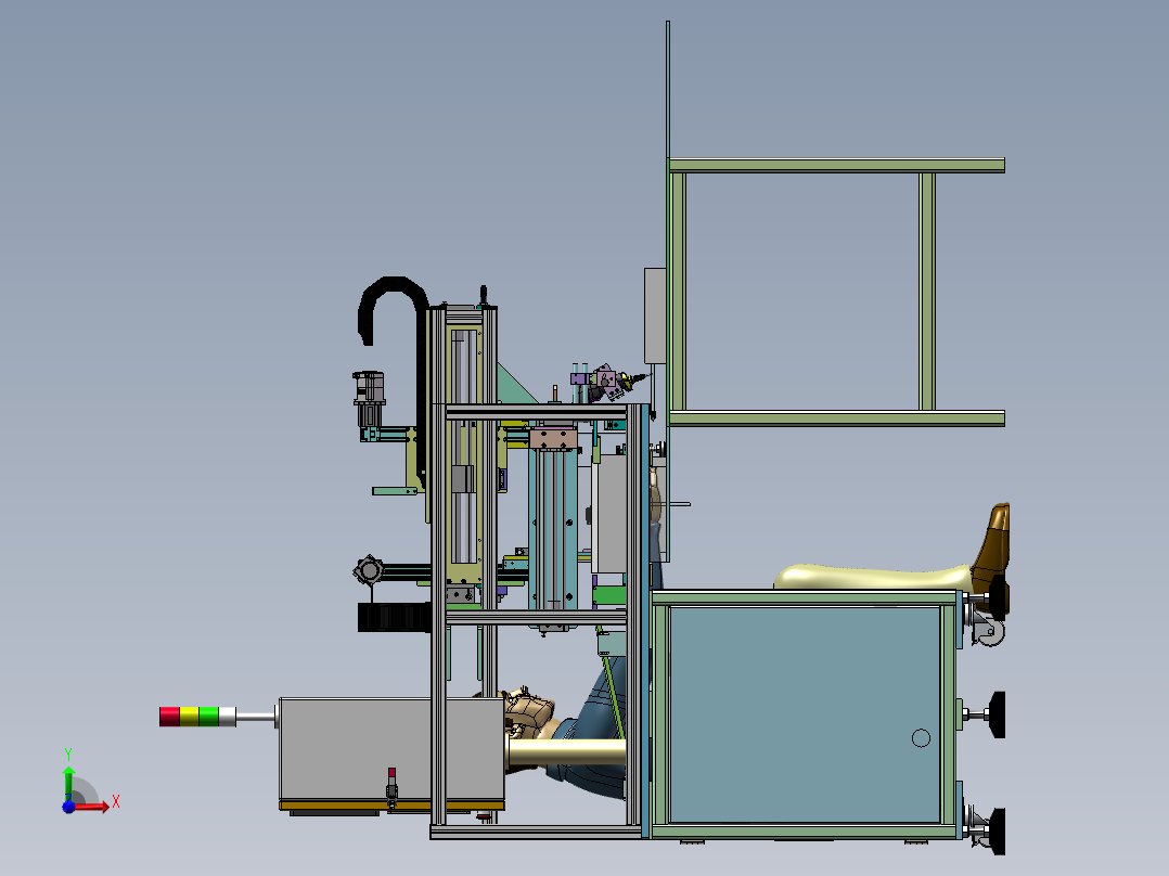 自动称重读码机sw18可编辑前视图