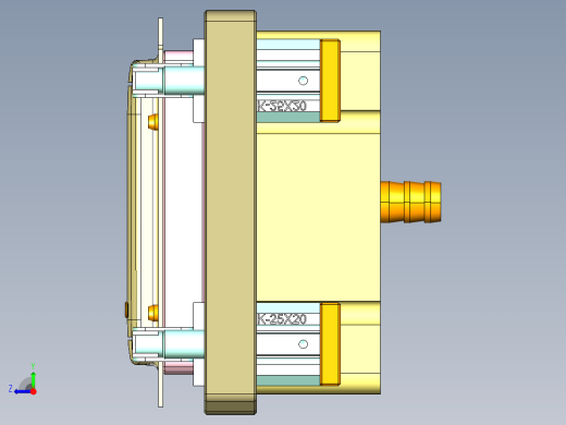X8-笔记本CNC工装夹具三维模型CNC1-1028右视缩略图