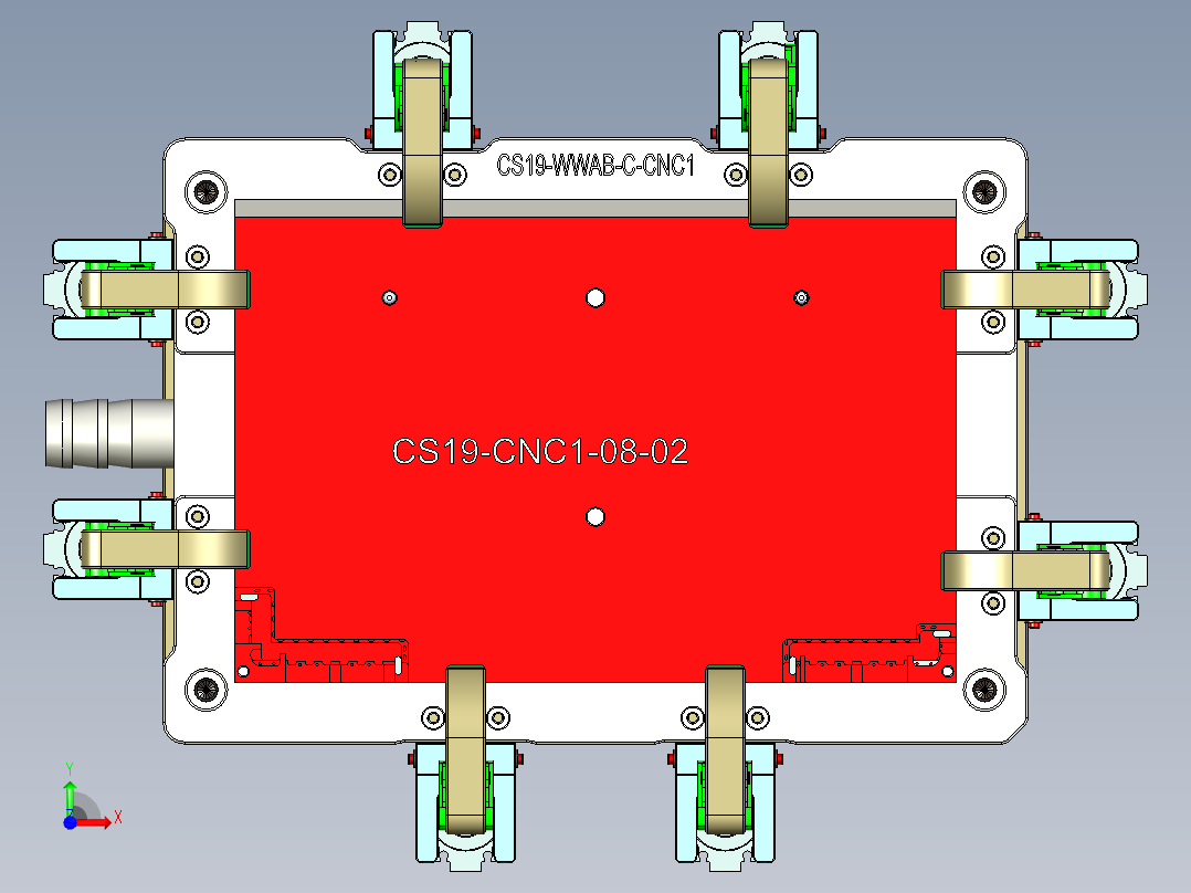 CS19-WWAB-C-CNC1笔记本CNC工装夹具三维模型-180803前视图