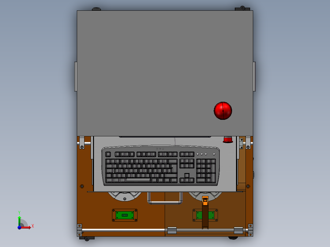 无刷直流电机反电动势测试机sw2018可编辑前视图