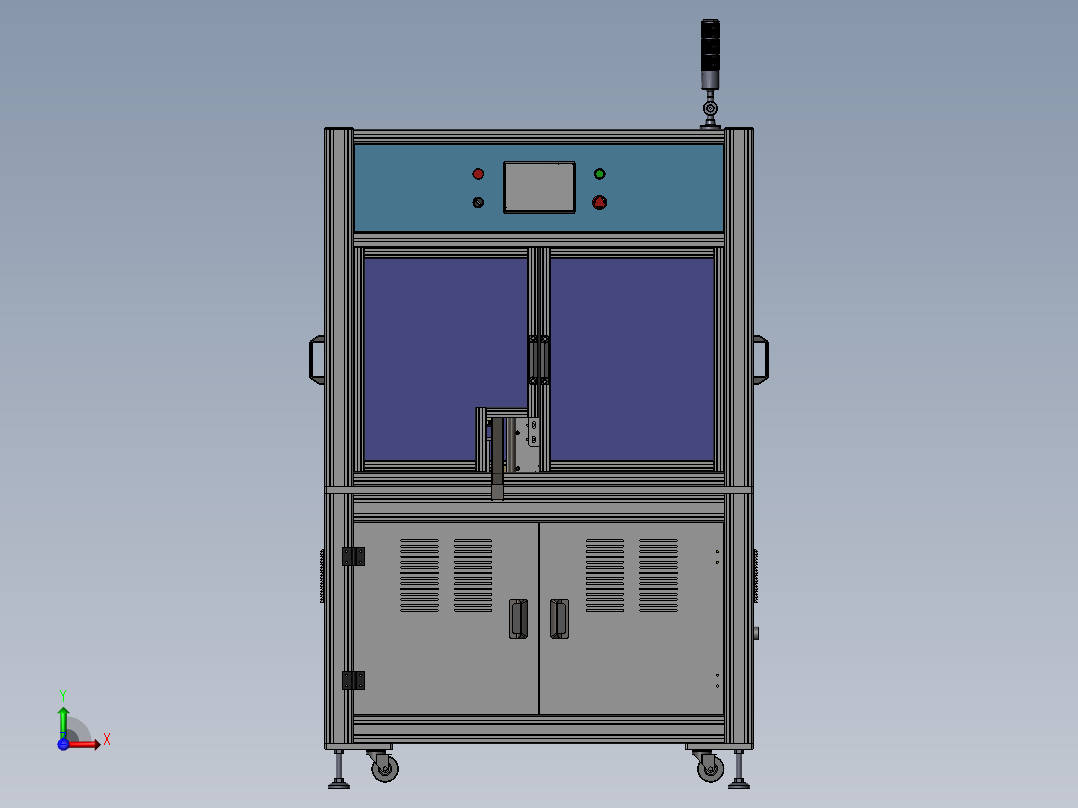 O型圈自动组装机前视图