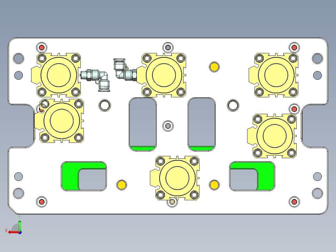 EDB41-C笔记本CNC工装夹具三维模型-JP版-CNC7-181204后视图