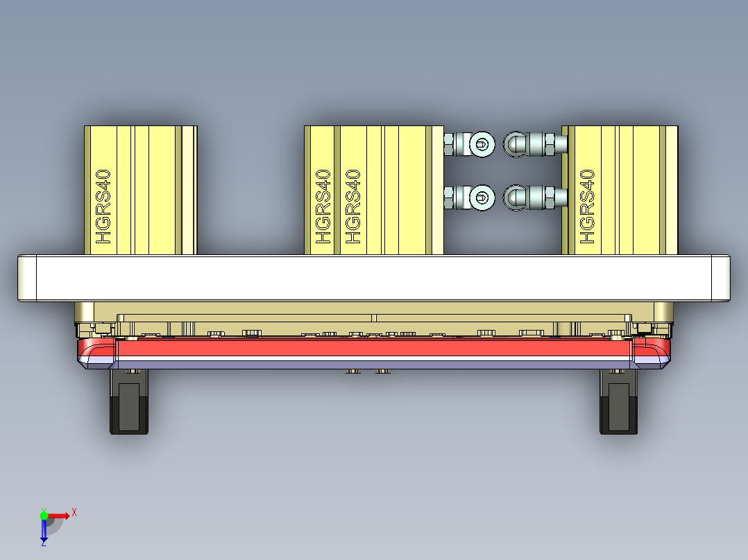 EDB41-C笔记本CNC工装夹具三维模型-JP版-CNC7-181204俯视图