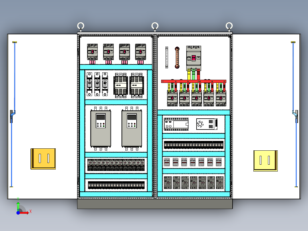 软启动630Aplc控制柜 55938前视图