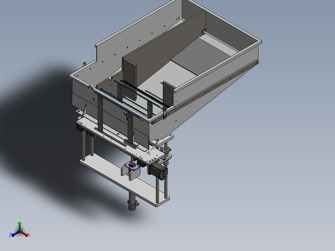 适用棒类的推板式供料机构