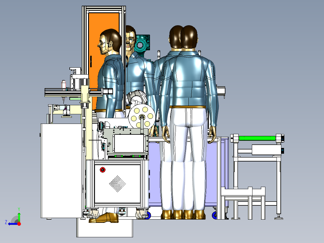 流水线、生产线(34)右视图