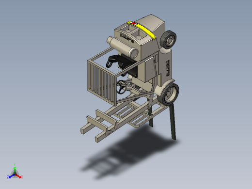 叉车、 2.5吨 叉车 SW STP正等轴测缩略图