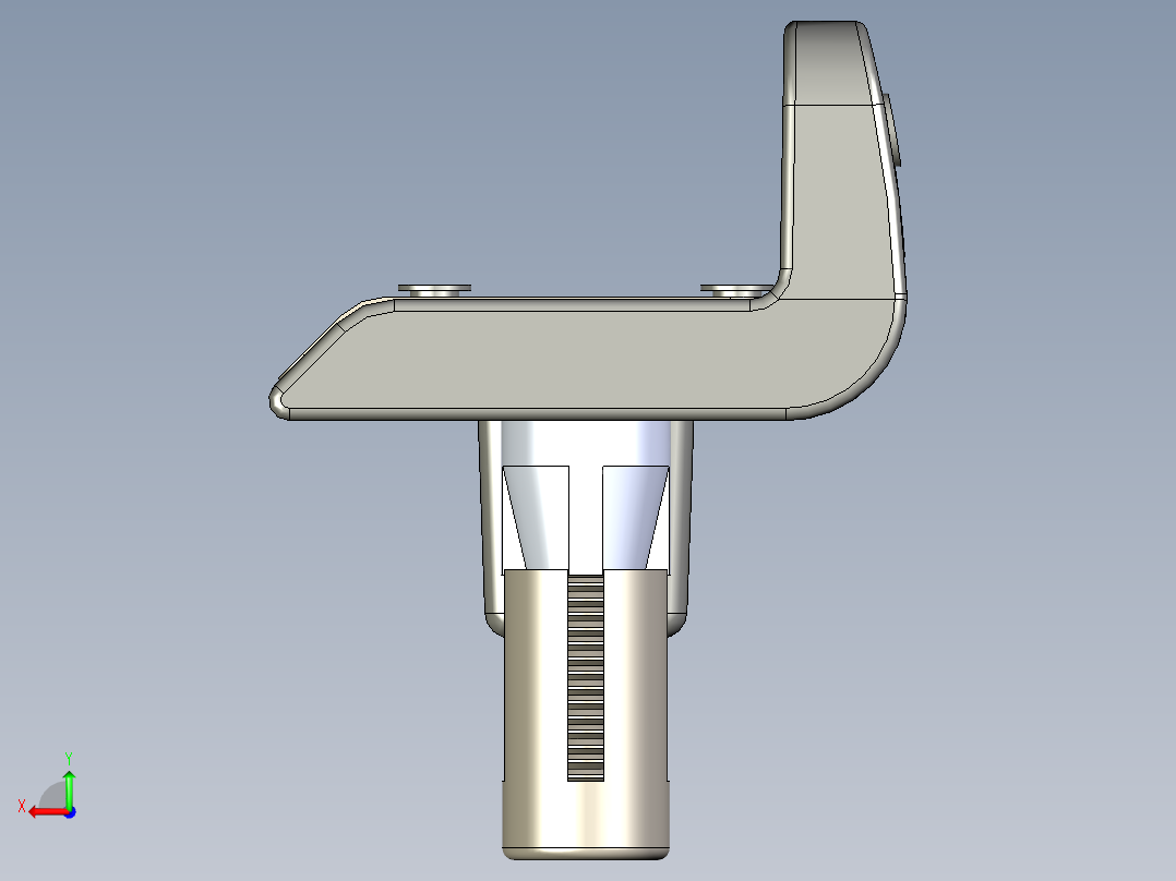 插入式不锈钢保持器 SFKI-QF30后视图