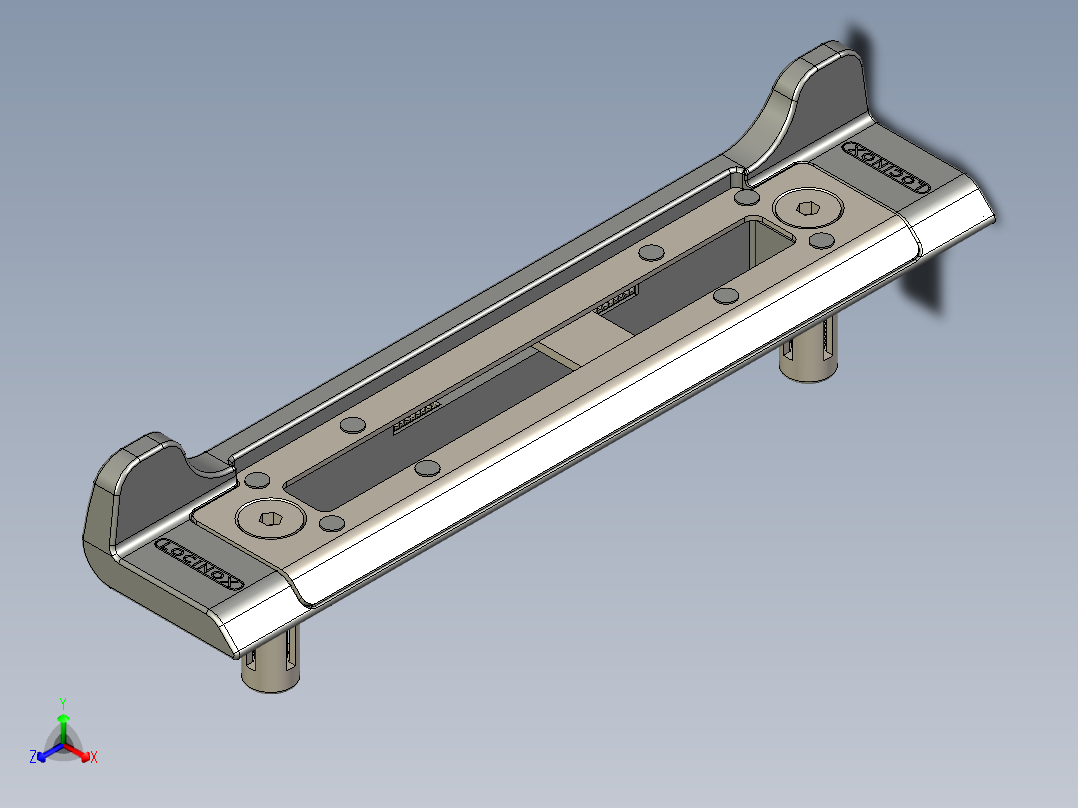 插入式不锈钢保持器 SFKI-QF30正等轴测图