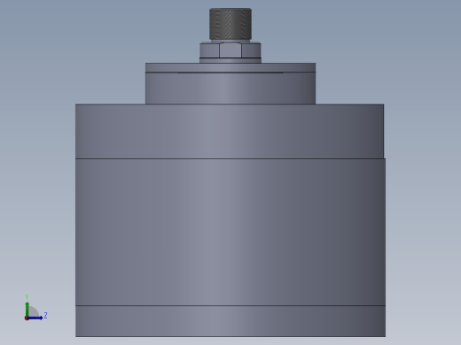 双作用气缸左视缩略图