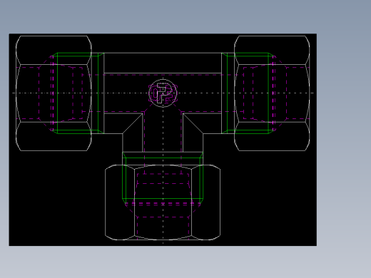 PARKER管接头EO Union tee T14SMS_back
