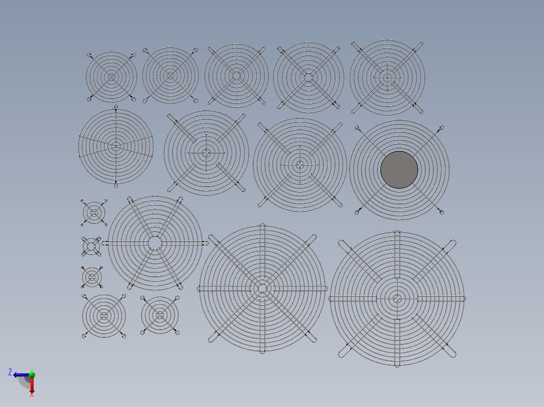 风扇防护网罩 17款