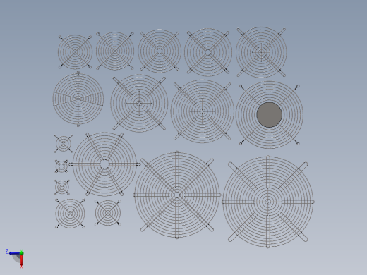 风扇防护网罩 17款