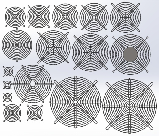 风扇防护网罩 17款缩略图