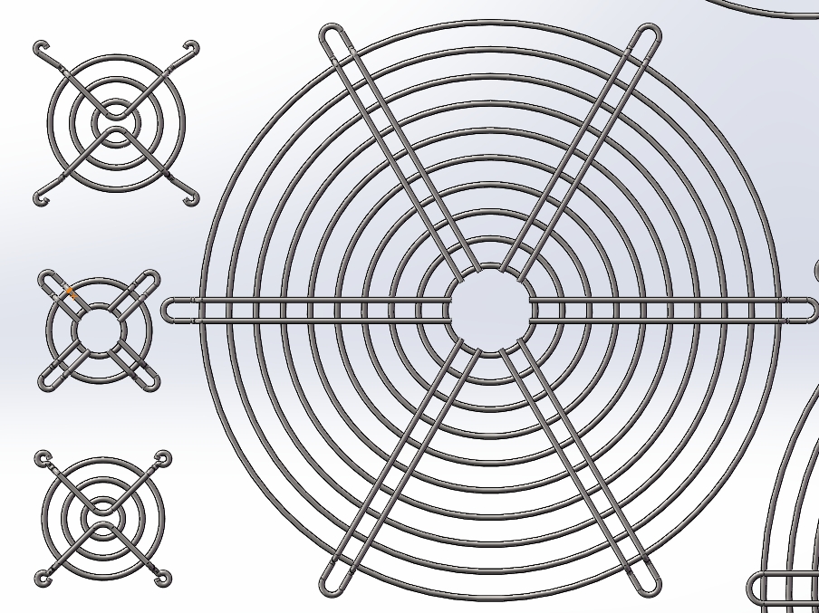 风扇防护网罩 17款