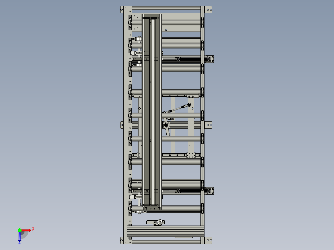 new加强筋涂胶工位机器人俯视图