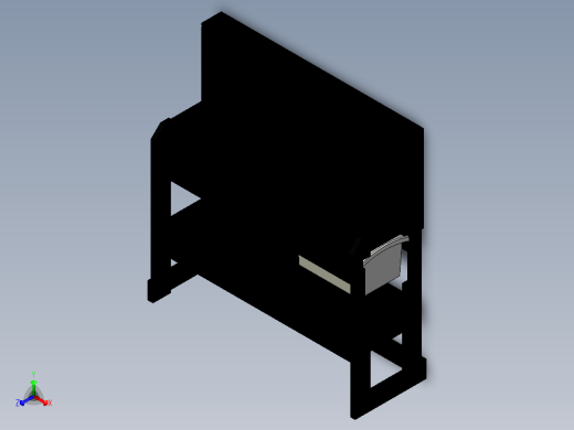 种植桌正等轴测缩略图