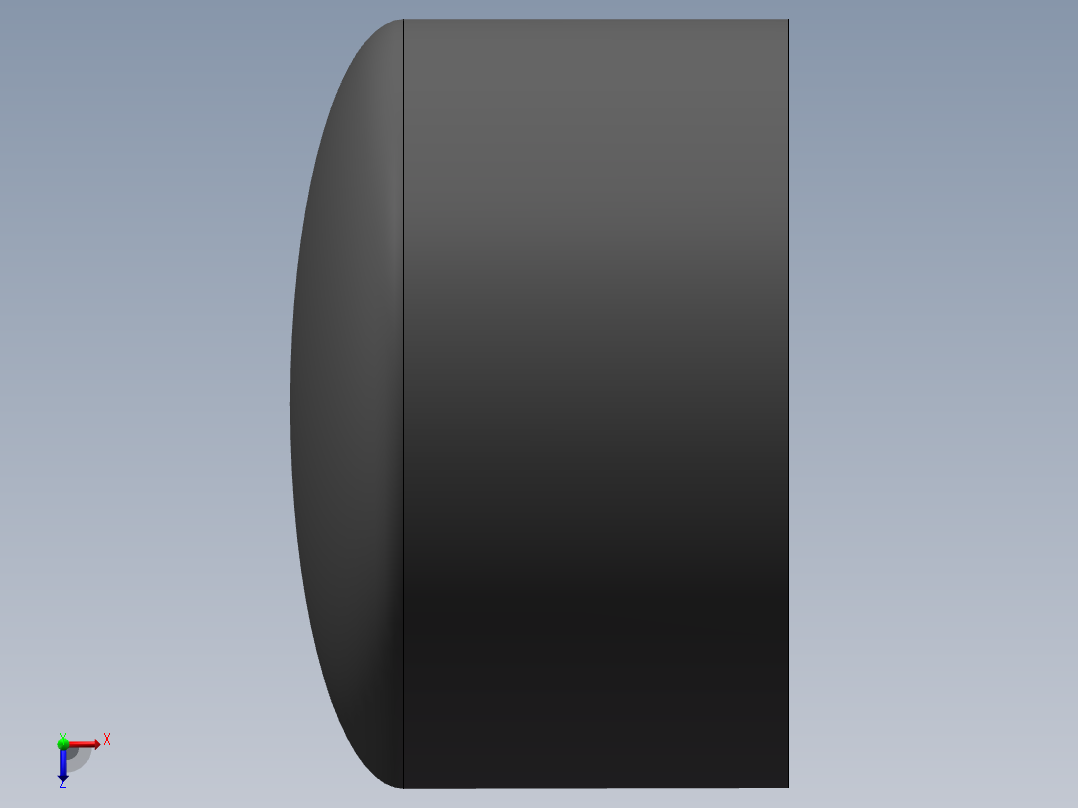 U-PVC CAP DN65俯视图