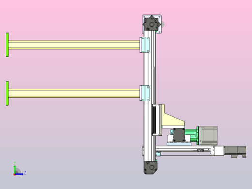 三轴抓取机构左视缩略图