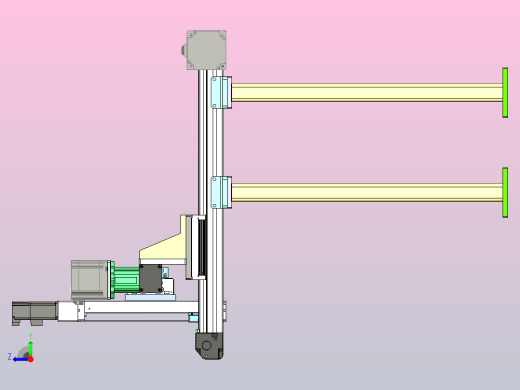 三轴抓取机构右视缩略图