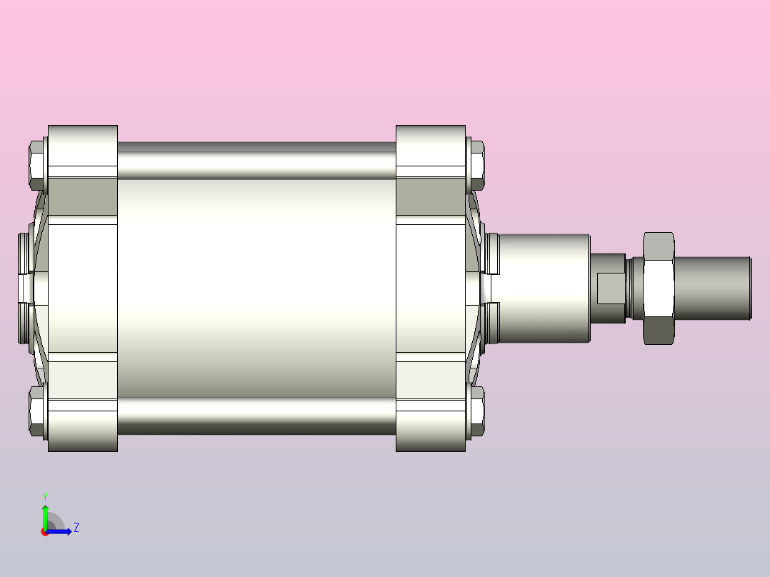FESTO气缸DSBG-160-80-P-N3---_0_左视图