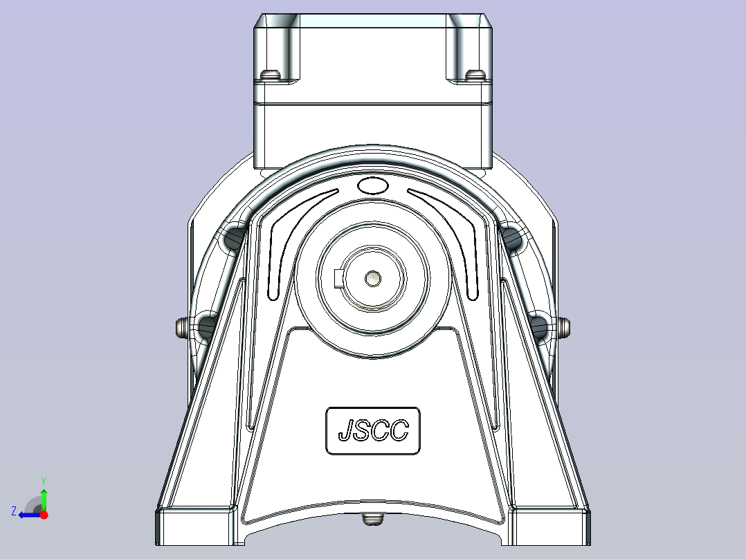 JSCC变频减速电机 f370h01-U右视图