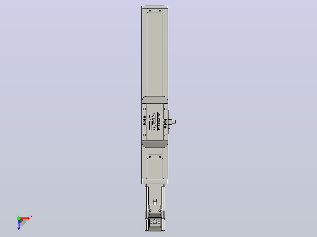 滚珠丝杠直线轴带导轨全封闭TPA-HCR-50S-1210C-L140-M-Y-P10-N3俯视图