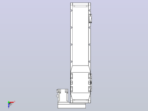 滚珠丝杠直线轴内置导轨TPA-GCR-120-1610C-L350-MR-M40-N3俯视缩略图