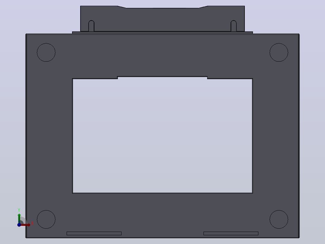 CJH(BH)-0.66系列保护型（P型）电流互感器[CJH(BH)-0.66-170×100Ⅱ-P]前视图