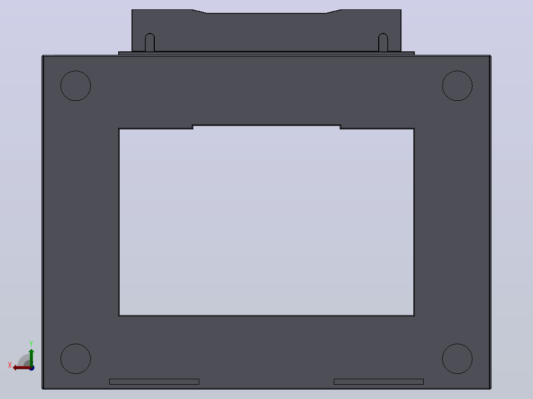 CJH(BH)-0.66系列保护型（P型）电流互感器[CJH(BH)-0.66-170×100Ⅱ-P]后视图