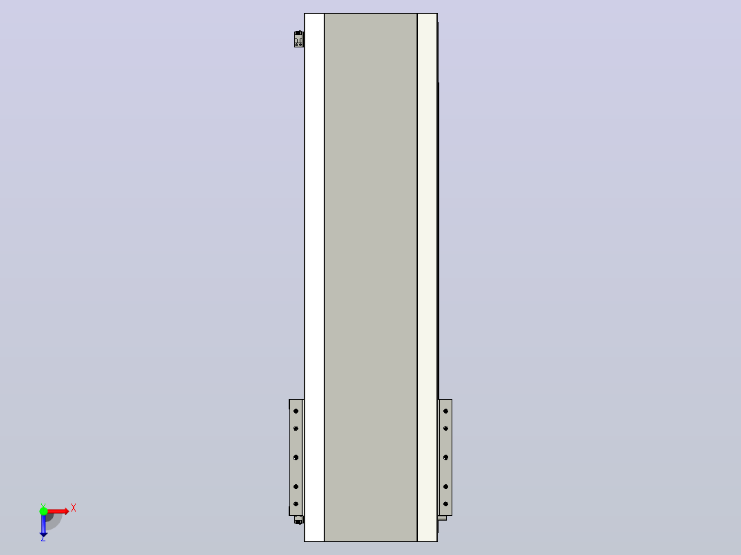 直驱直线电机轴TPA-LNP-230D-P31-L600-C-1-3-C-10-N3(磁栅尺)俯视图
