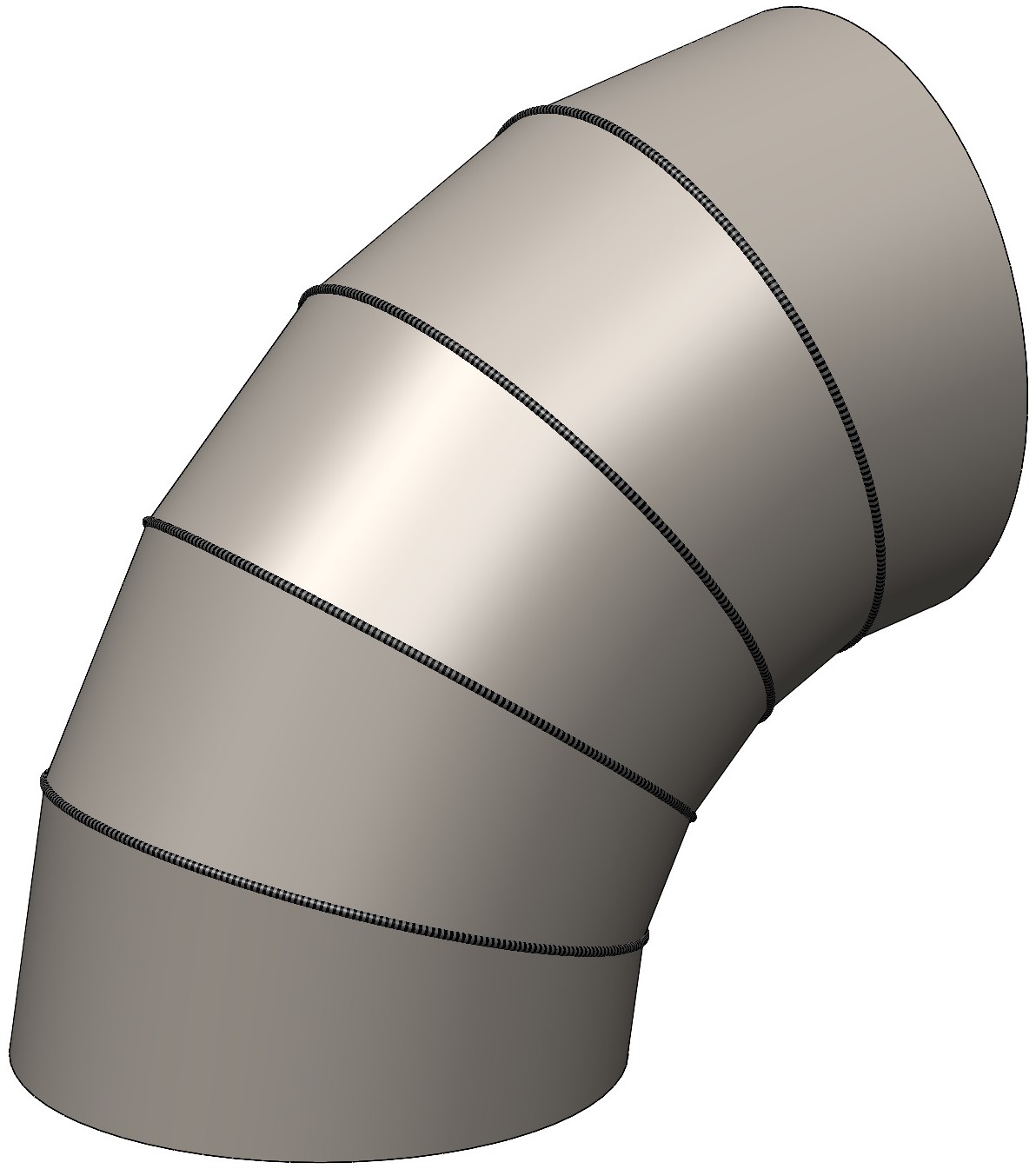 钣金管道弯头