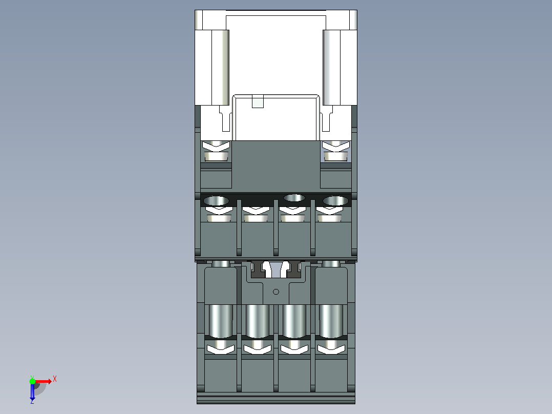 ABB N71E端子接触器俯视图
