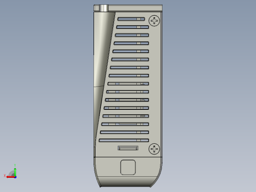 数字步进电机与驱动器DM3C-EC556_3D模型后视缩略图