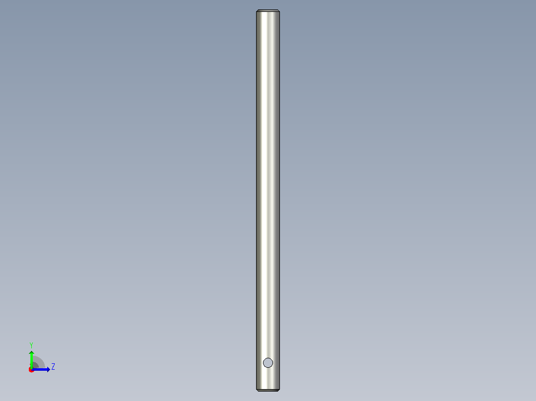 N-PIN-12-L200-C1调节圆棒左视图
